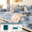 Luxurious Gradient Velvet Sofa Cover