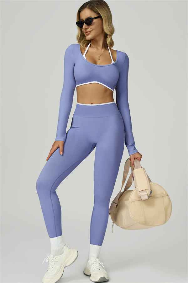 The Prime Line Long Sleeve Crop Top