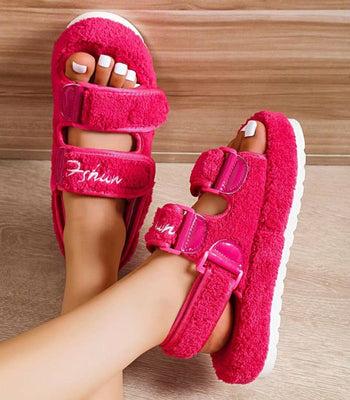 Women Sandals Fluffy Fashion Female Platform Sandals