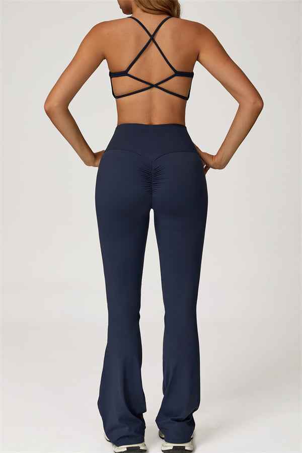 The Lily Sports Bra Flared Leggings 2-Piece Set