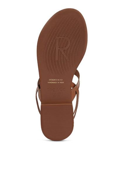 Irene Flat Thong Sandals - Pikemla