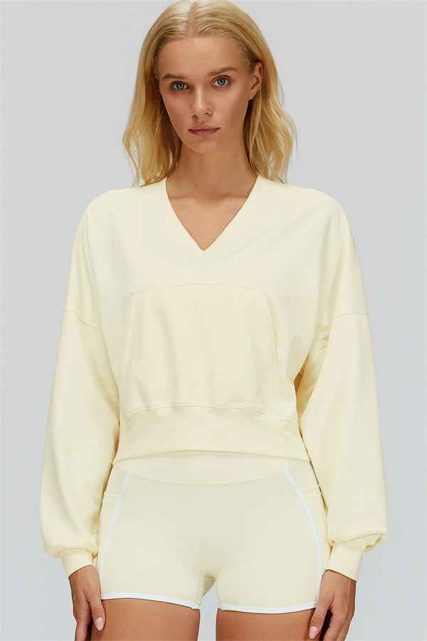 The Whisper V-Neck Hoodie
