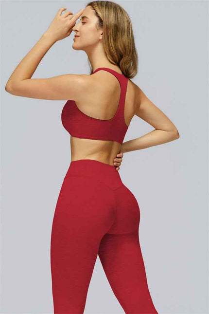 The Radiance Racerback Sports Bra Leggings 2-Piece Set