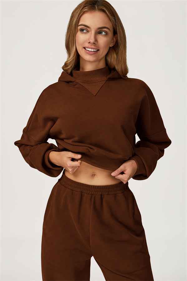 The Axis Crop Hoodie