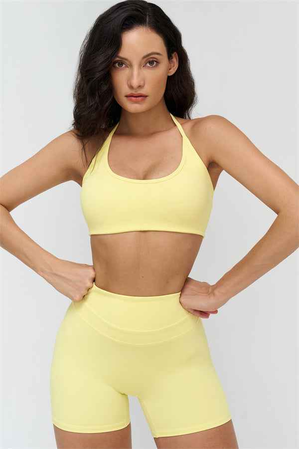 The Stride Halter Sports Bra
