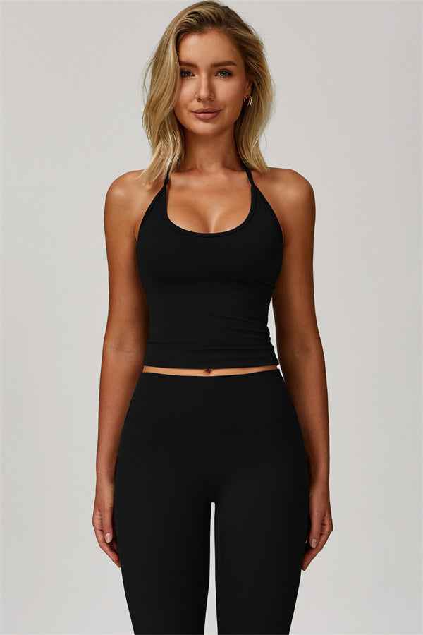 The Surge Halter Crop Top Leggings 2-Piece Set