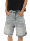 Men's Wash Relaxed Fit Denim Shorts