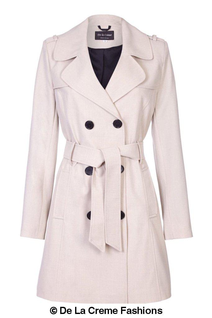 Spring/Summer Military Double Breasted Trench Coat (9049-SP) - Pikemla