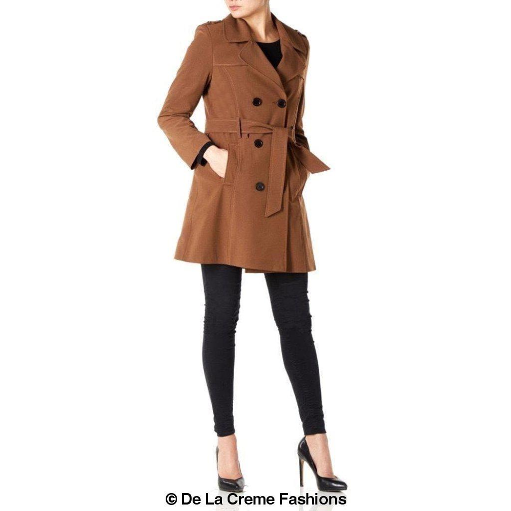 Spring/Summer Military Double Breasted Trench Coat (9049-SP) - Pikemla