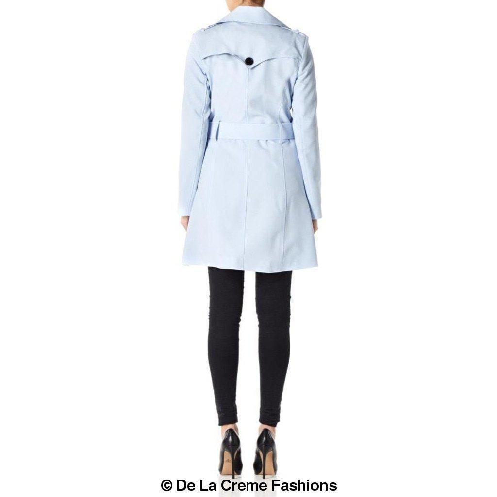 Spring/Summer Military Double Breasted Trench Coat (9049-SP) - Pikemla