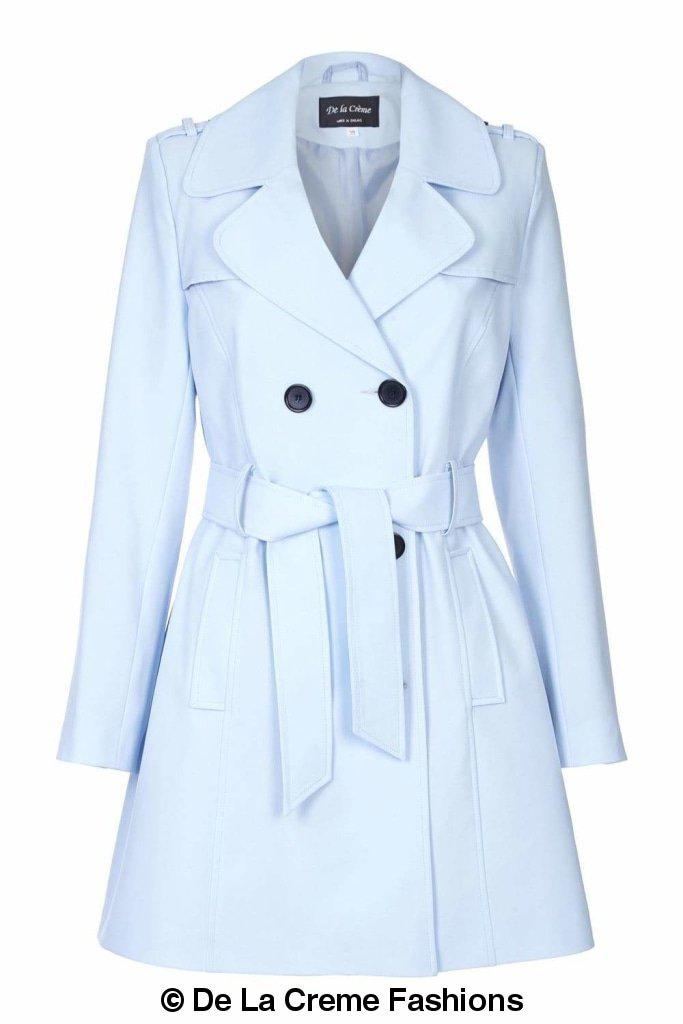 Spring/Summer Military Double Breasted Trench Coat (9049-SP) - Pikemla