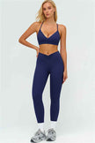 The Lushness Y-Back Sports Bra Leggings 2-Piece Set