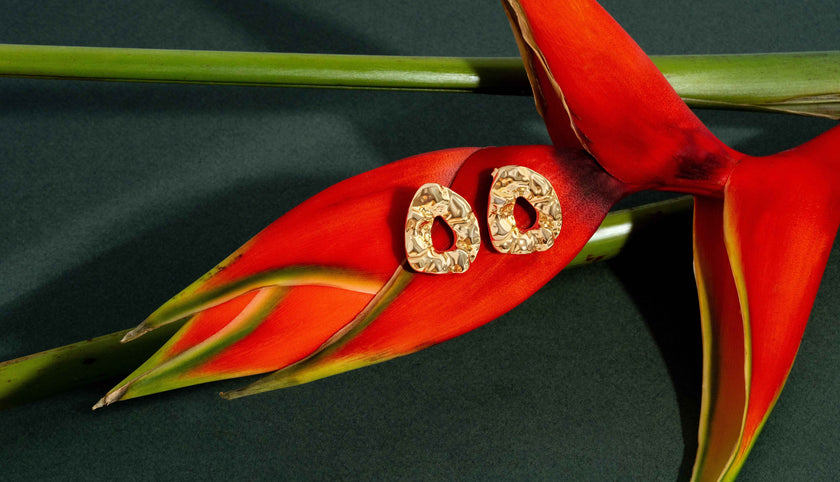 Nathalia Gold Earrings