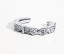Nathalia Sculpted Hammered Bracelet Cuff