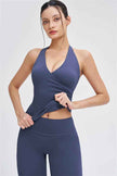The Stride Crop Top Straight Leg Pants 2-Piece Set