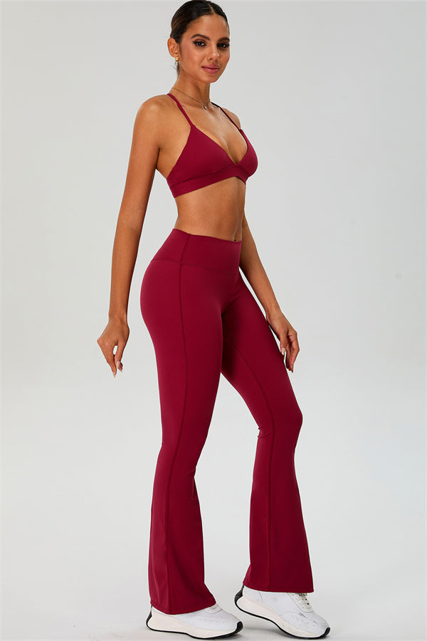 The Ember Sports Bra Flared Leggings 2-Piece Set