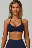 The Bold Cross Back Sports Bra Flared Leggings 2-Piece Set