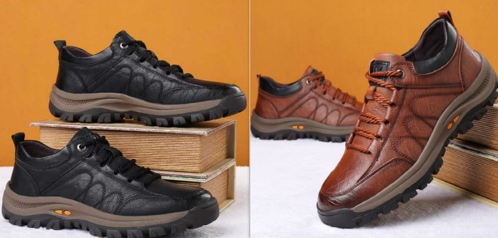 Casual Leather Shoes Outdoor Hiking Shoes