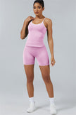 The Elevate New Crop Top Shorts 2-Piece Set
