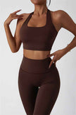 The Seraphine Halter Crop Top
