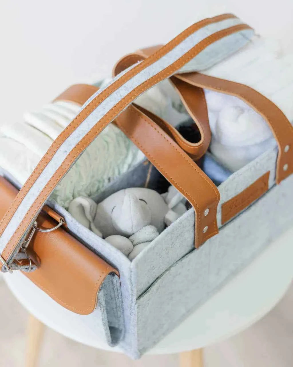 Gulf Mist Diaper Caddy