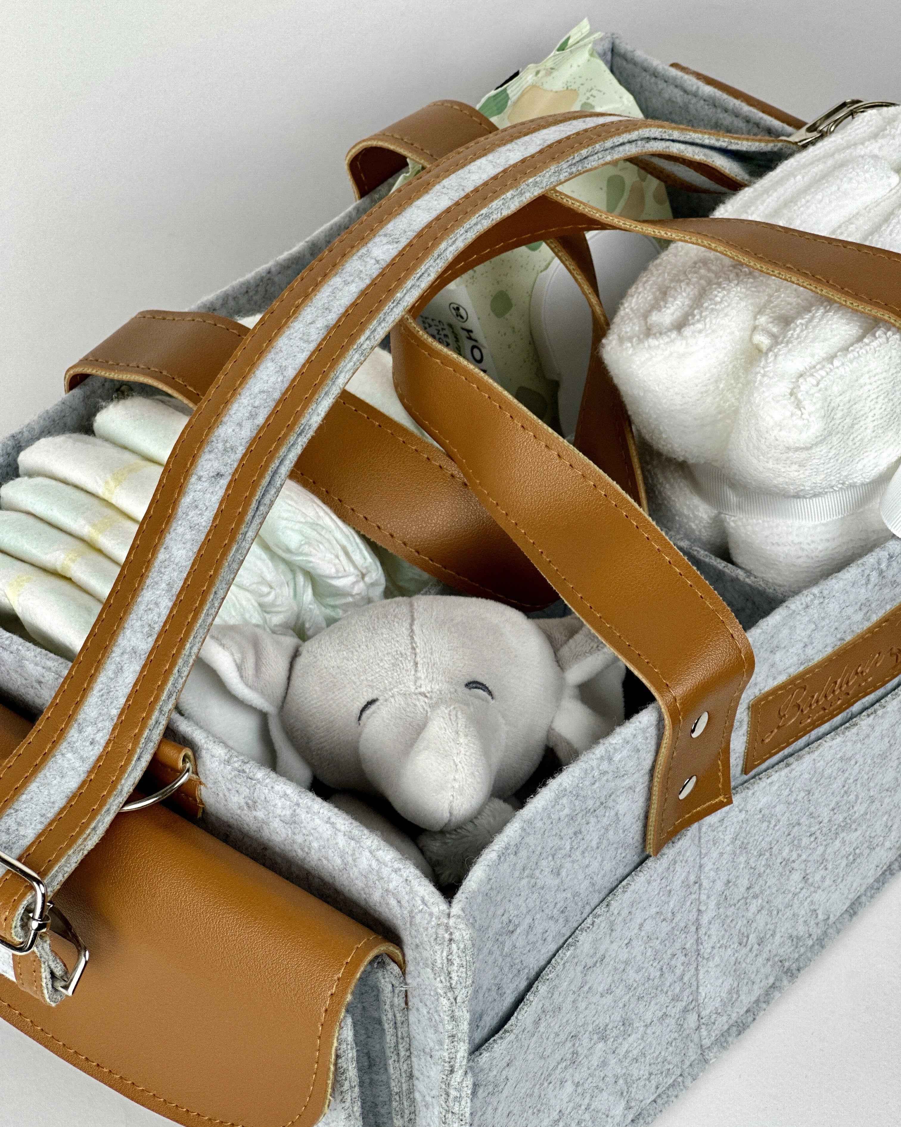Gulf Mist Diaper Caddy