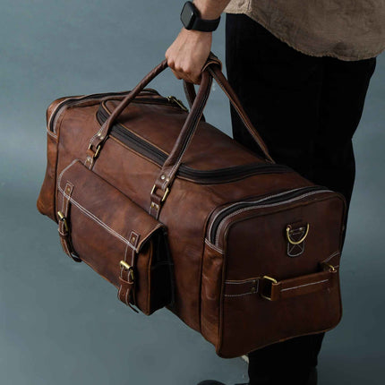 Walker Leather Weekender Bag + Free Toiletry