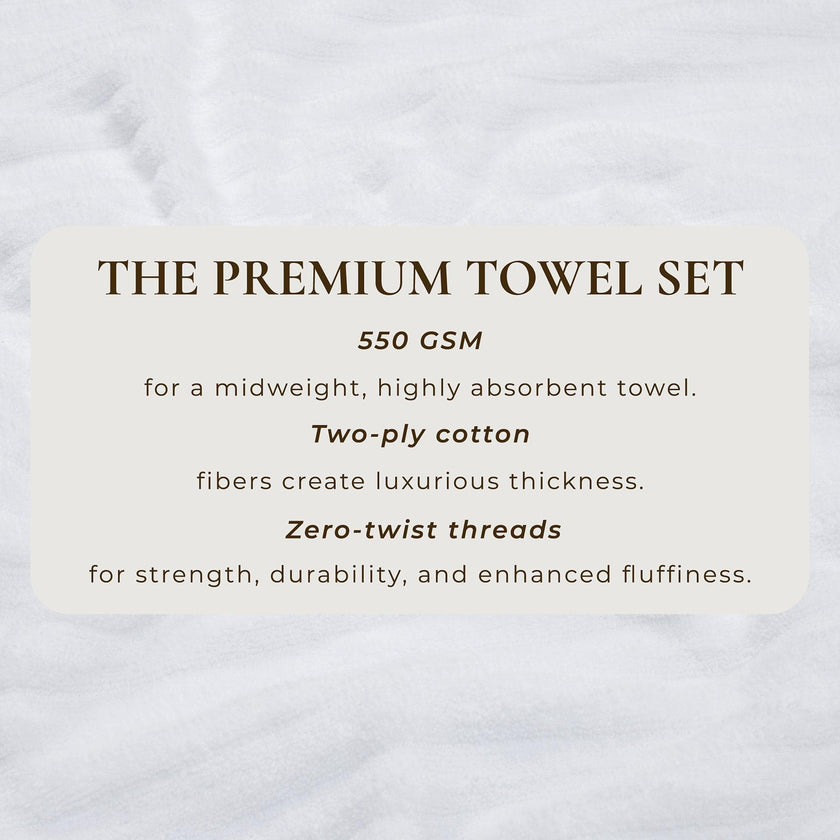 Luxury Cotton Towels - Karina Collection