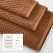 Cotton Diamond Waffle Weave Bath Towel Set - Grayson Collection