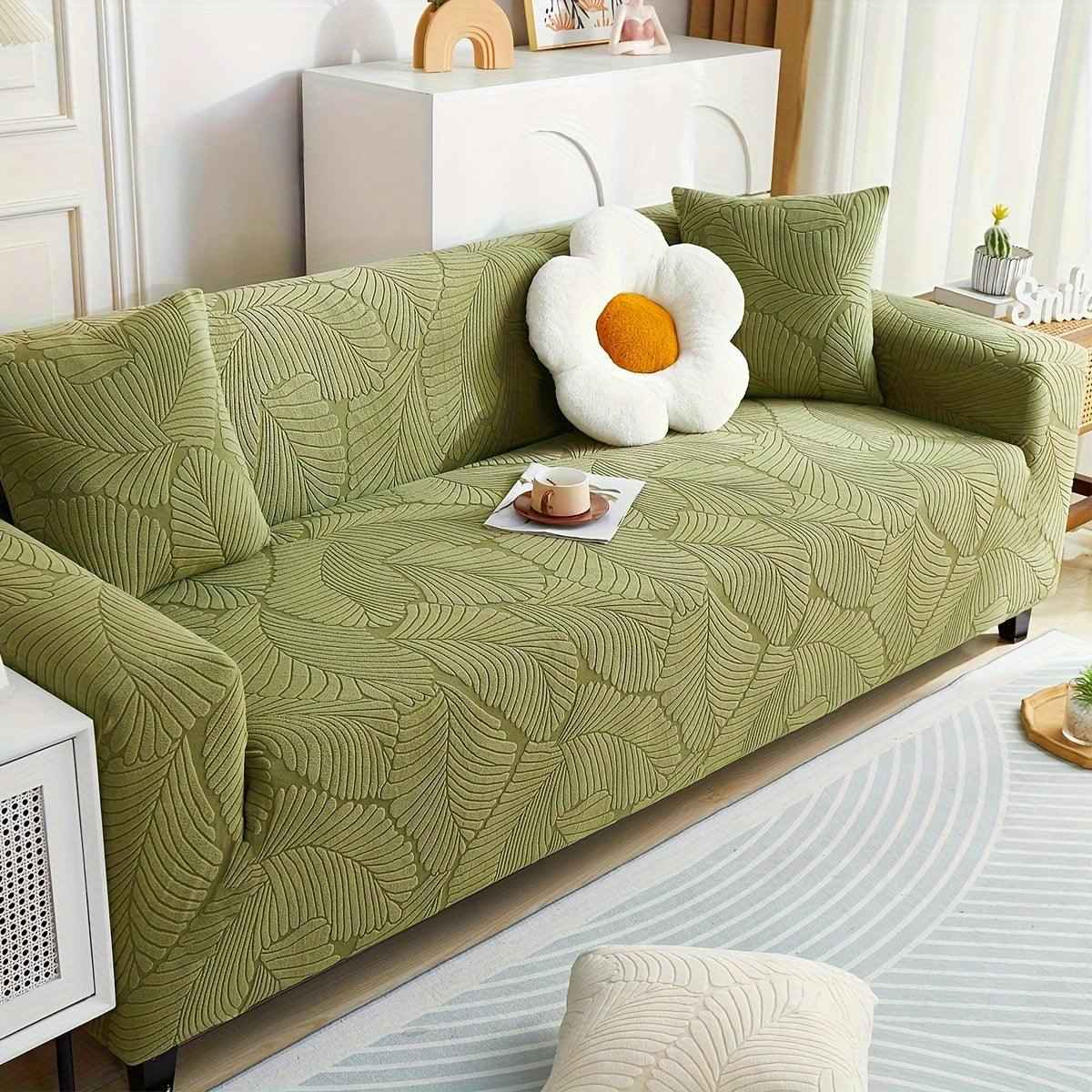 Premium Stretch Gray Couch Cover | Durable, Non-Slip & Versatile