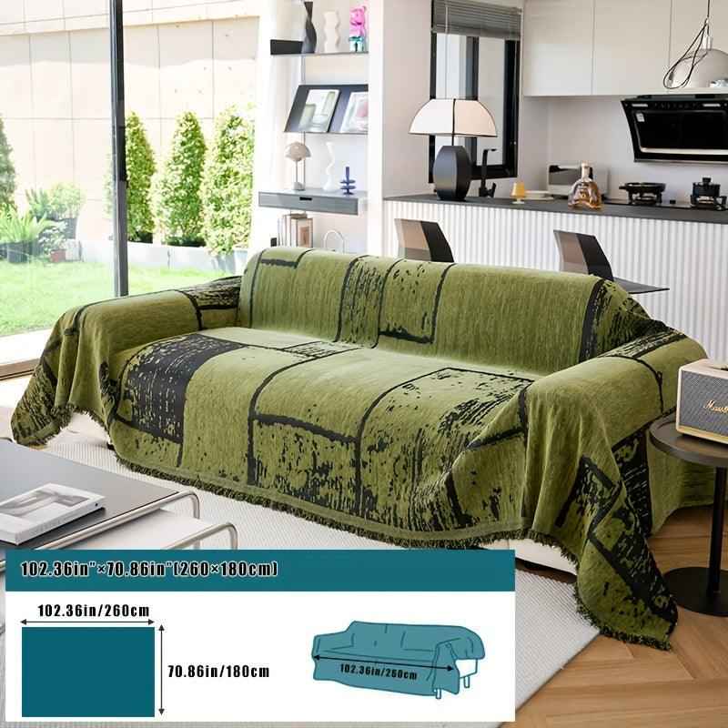 Luxury Pet Cover for Leather Sofa, Non-Slip & Machine Washable