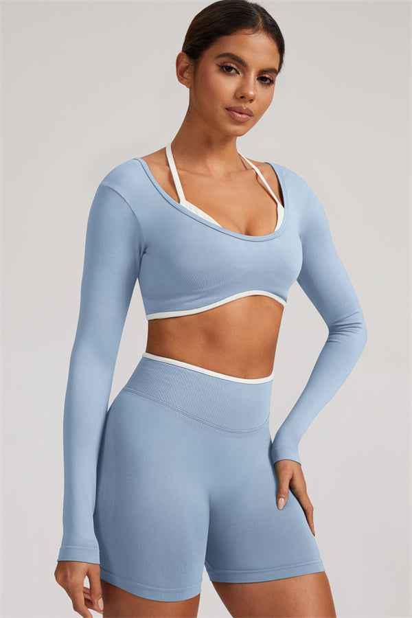 The Elevate Long Sleeve Crop top