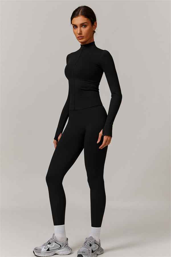 The Nova Luxe Jacket Sports Bra Leggings 3-Piece Set