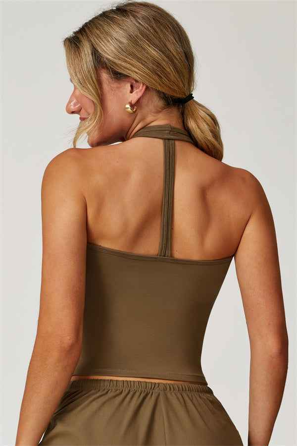 The Sprint Halter Tank Top