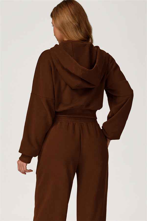 The Axis Crop Hoodie