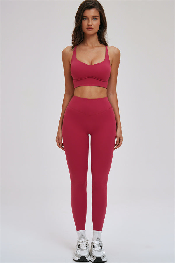The Kinetic Cross Back Sports Bra