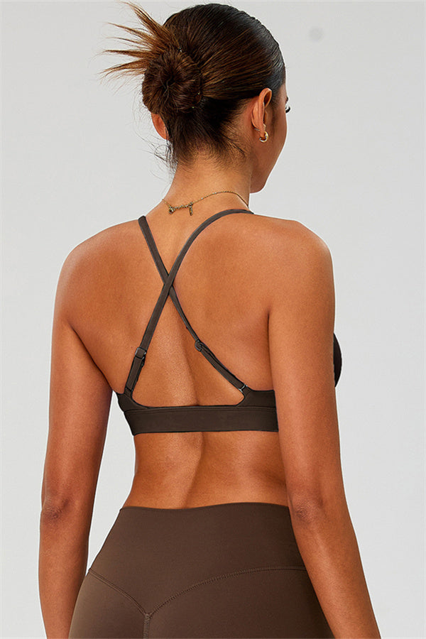 The Ember Sports Bra Crop Top Flared Leggings 3-Piece Set