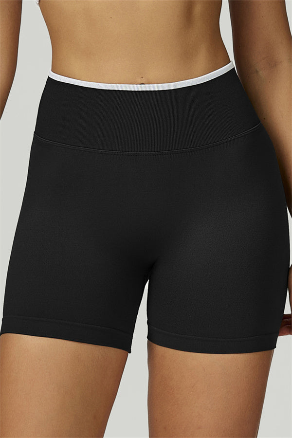 The Prime Line Long Sleeve Crop Top Shorts 2-Piece Set