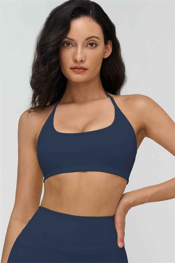 The Stride Halter Sports Bra
