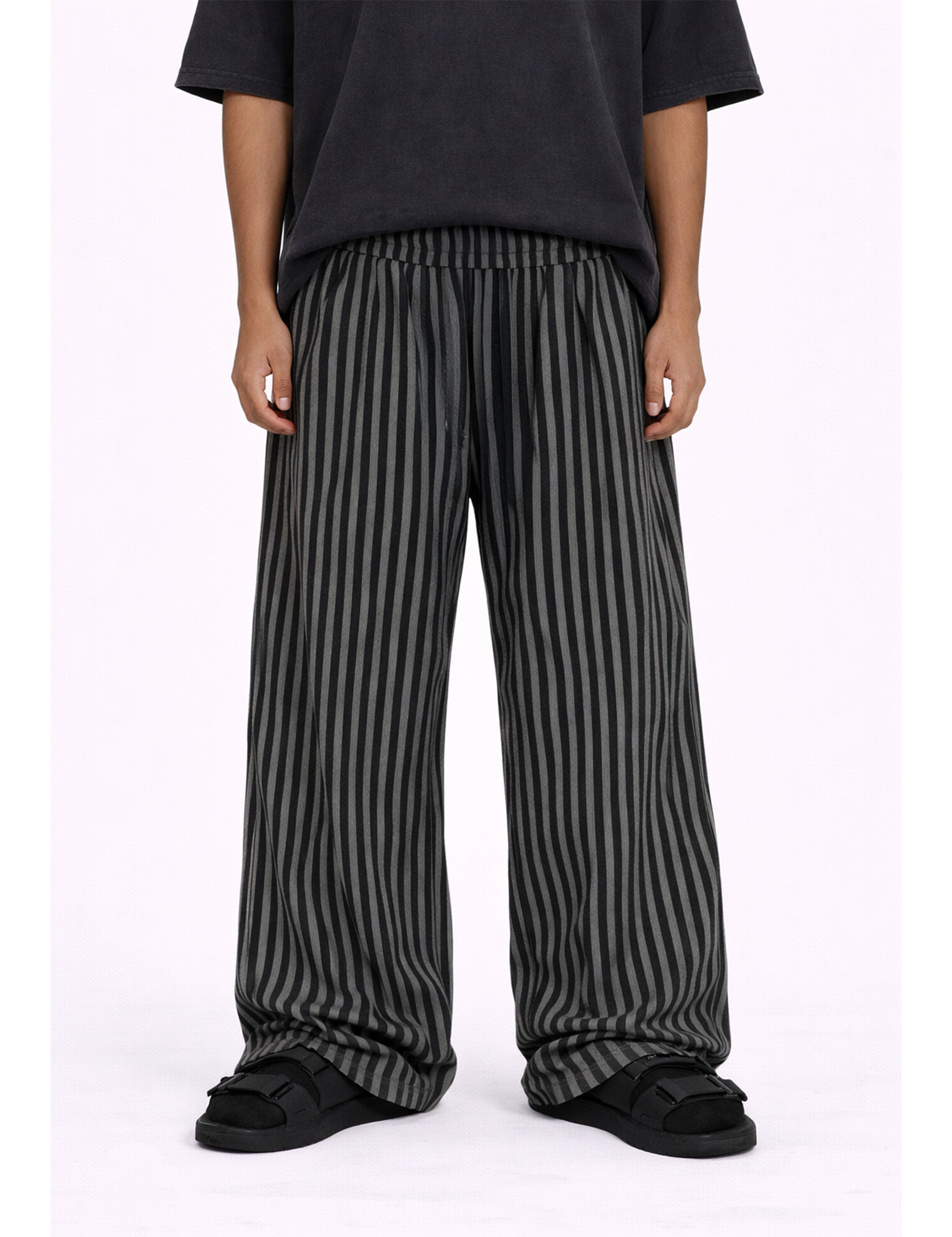 NOIR STRIPED LOUNGE PANTS