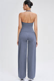 The Stride Crop Top Straight Leg Pants 2-Piece Set