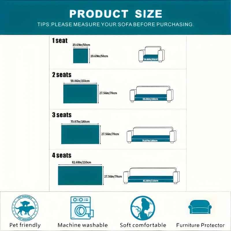 Modular Sofa Cover – Nordic Style Winter Plush Cushion Slipcover