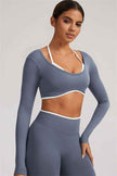 The Elevate New Long Sleeve Crop top
