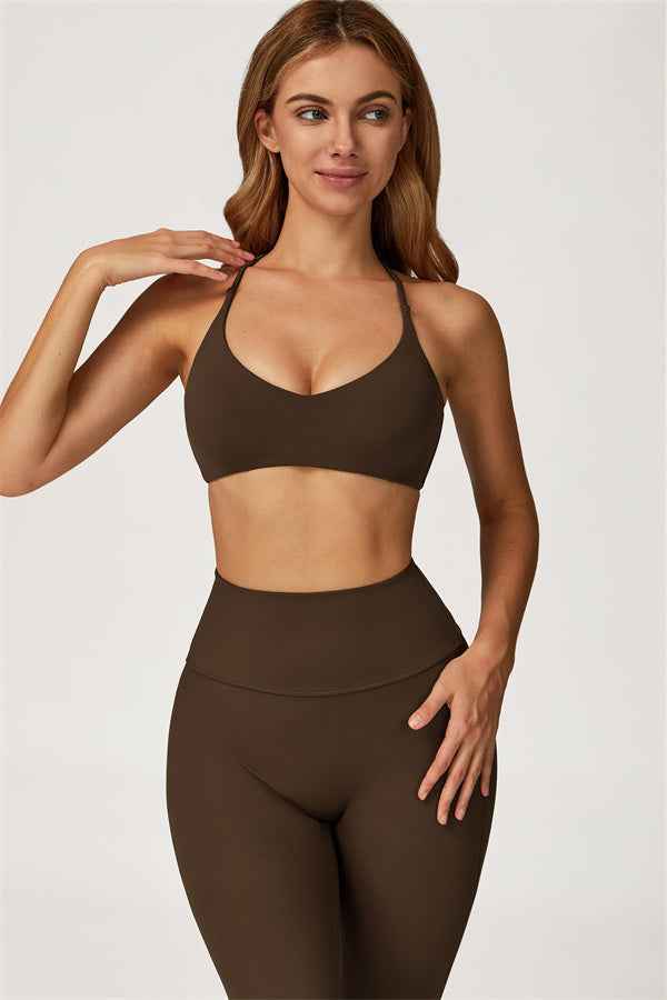 The Lily Sports Bra Flared Leggings 2-Piece Set
