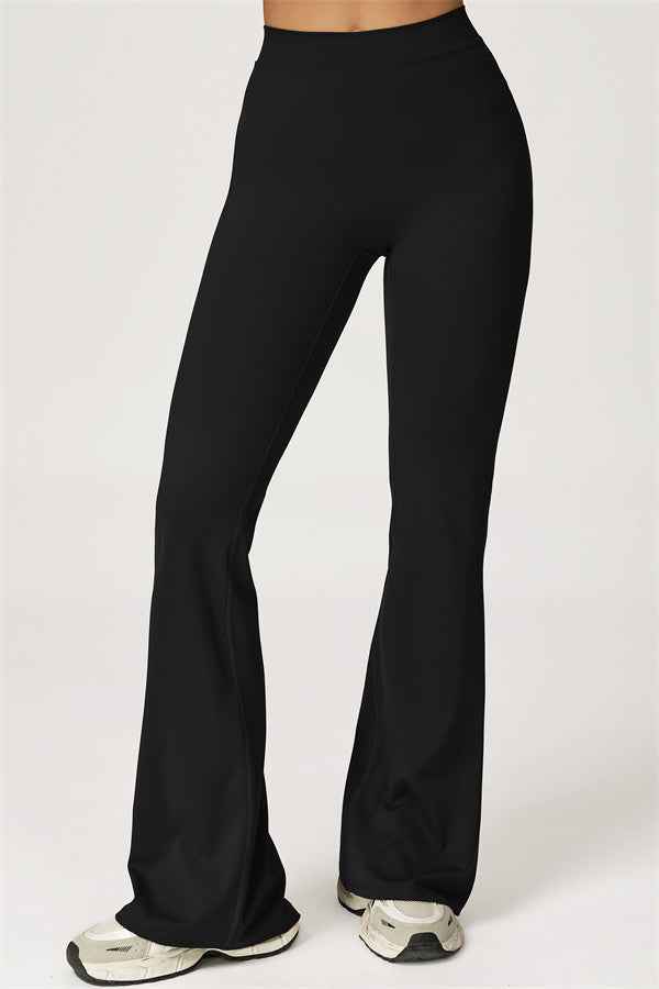 The Axis Crop Top Flared Leggings 2-Piece Set