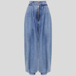 High Waist Zipper Denim Loose Harem Pants