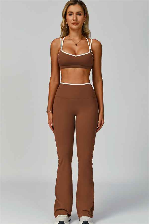 The Quest Sports Bra Flared Leggings 2-Piece Set