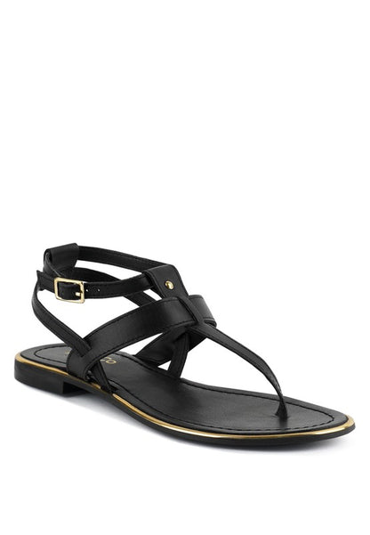 Irene Flat Thong Sandals - Pikemla