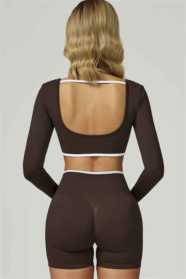 The Prime Line Long Sleeve Crop Top