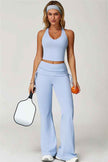 The Echo Tank Top Flared Leggings 2-Piece Set